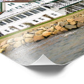 Bass River Lighthouse, Massachusetts Photo Print Foto Afdruk (Hoek)