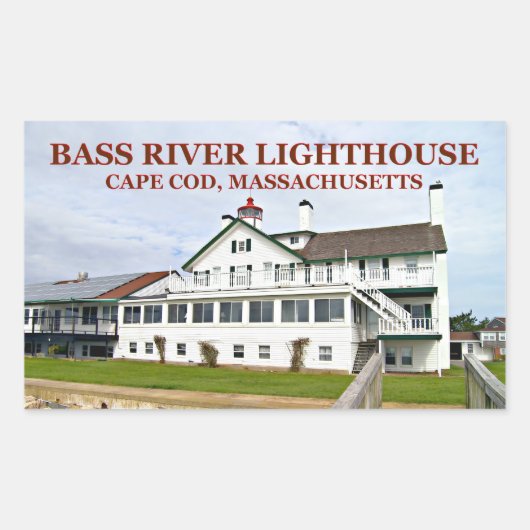 Bass River Lighthouse, Massachusetts Stickers (Voorkant)