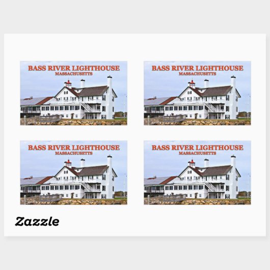 Bass River Lighthouse, Massachusetts Stickers (Vel)