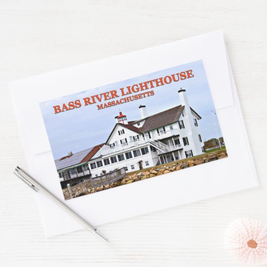 Bass River Lighthouse, Massachusetts Stickers (Envelop)