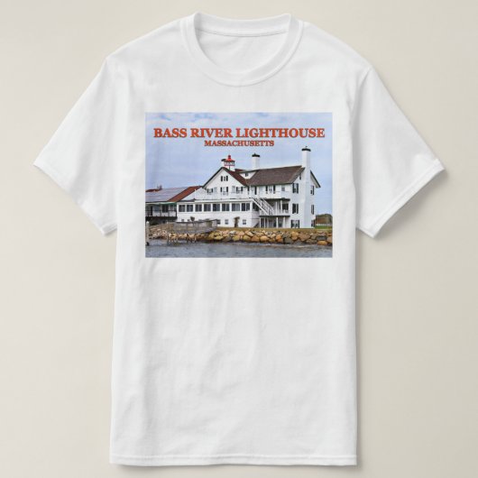 Bass River Lighthouse, Massachusetts T-Shirt (Design voorkant)