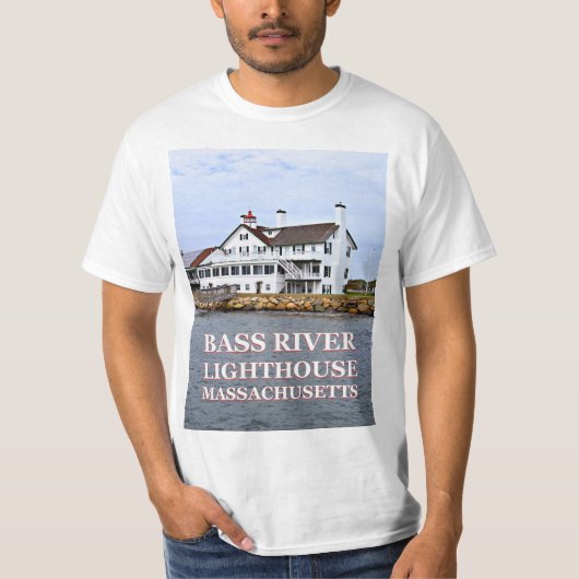 Bass River Lighthouse, Massachusetts T-Shirt (Voorkant)