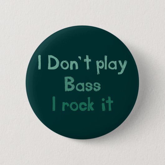 Bass Rock It Button (Voorkant)