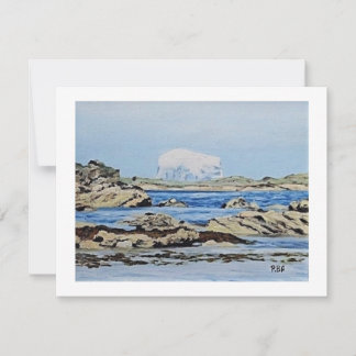 Bass Rock, North Berwick, Schotland fine kunst Feestdagenkaart