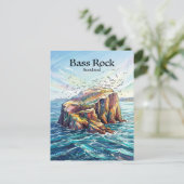 Bass Rock Schotland Briefkaart (Staand voorkant)