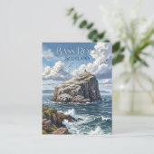 Bass Rock Schotland Briefkaart (Staand voorkant)