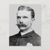 Bass ~ Sam Western Outlaw Train Robber Briefkaart (Voorkant)