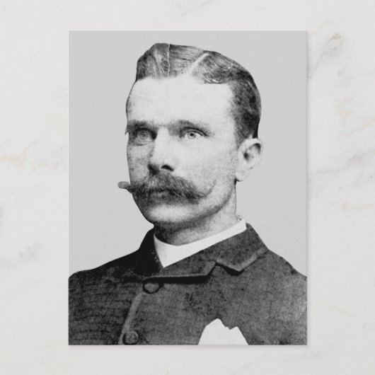 Bass ~ Sam Western Outlaw Train Robber Briefkaart (Voorkant)