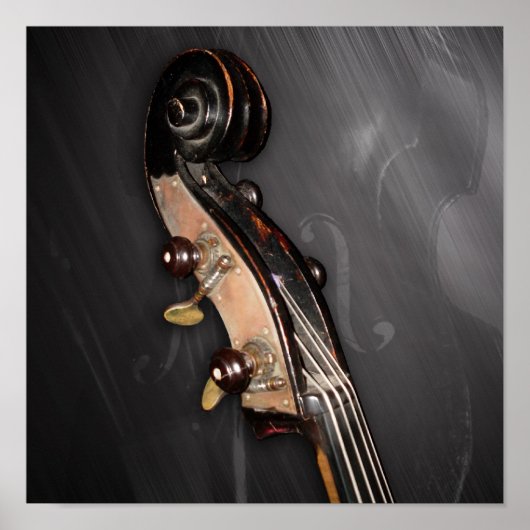 Bass Scroll - Afdrukken Poster (Voorkant)