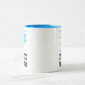 Bass Singers blijven buiten de boot Tweekleurige Koffiemok (Center)