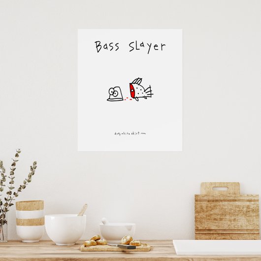 Bass Slayer Poster (Keuken)