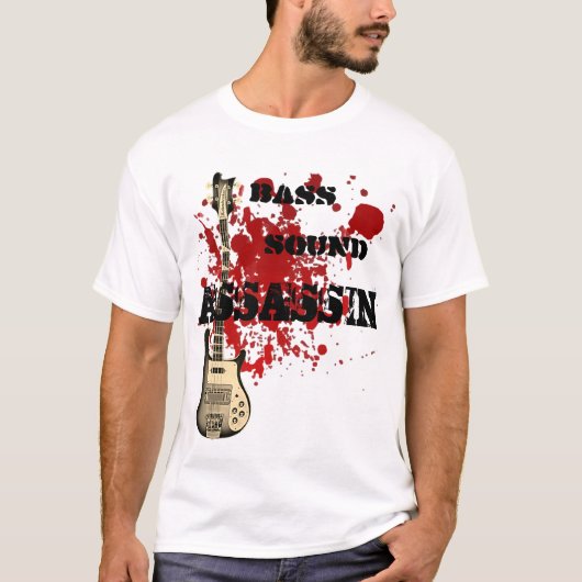 'BASS SOUND ASSASSIN' T-Shirt (Voorkant)