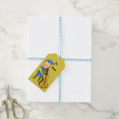 Bass-speelgoedlabels voor Elf Kerstcadeaus Cadeaulabel (Met Touw)