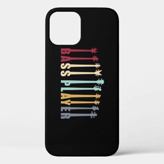 Bass-speler Case-Mate iPhone Case (Achterkant)