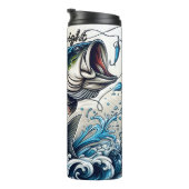 Bass spetterende oceaangolven thermosbeker (Geroteerd rechts)