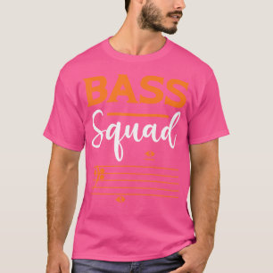 Bass Squad. Muziekkoor Muzikant Theater Opera Sin T-shirt