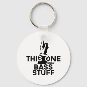 Bass Stuff - Funny Bass Music Sleutelhanger