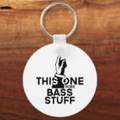 Bass Stuff - Funny Bass Music Sleutelhanger (Voorkant)