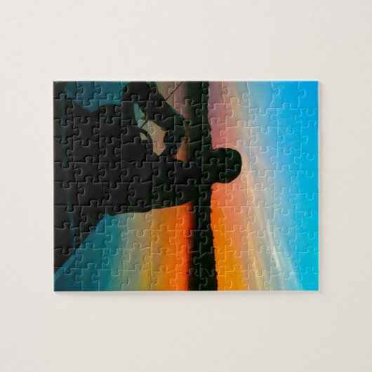 Bass Sunset Legpuzzel (Horizontaal)