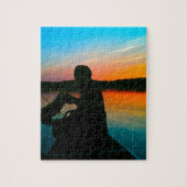 Bass Sunset Legpuzzel (Verticaal)