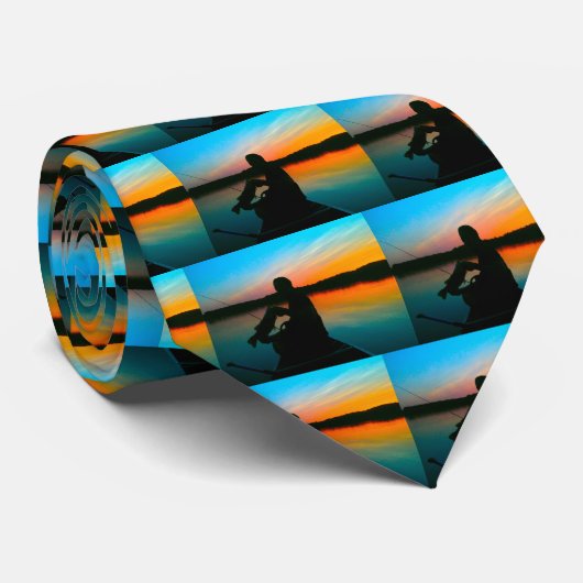 Bass Sunset Stropdas (Opgerold)