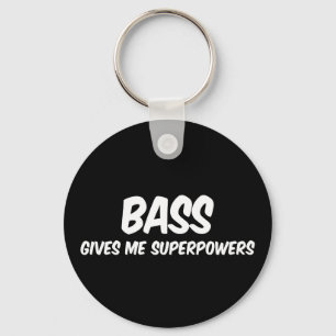 Bass Supergrootmamamachten Funny Superheld Music Sleutelhanger