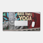 Bass Temple Yoga Desk Mat – Mystic Strings Edition (Keyboard & Muis)