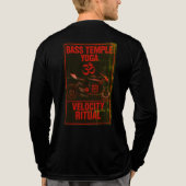 Bass Temple Yoga: Velocity Ritual – Redline Editio Tri-Blend Shirt (Achterkant volledig)
