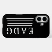 Bass Tuned Case-Mate iPhone Case (Achterkant (horizontaal))