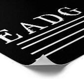 Bass Tuned Poster (Hoek)