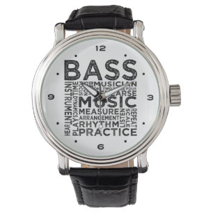 Bass Typografie Horloge