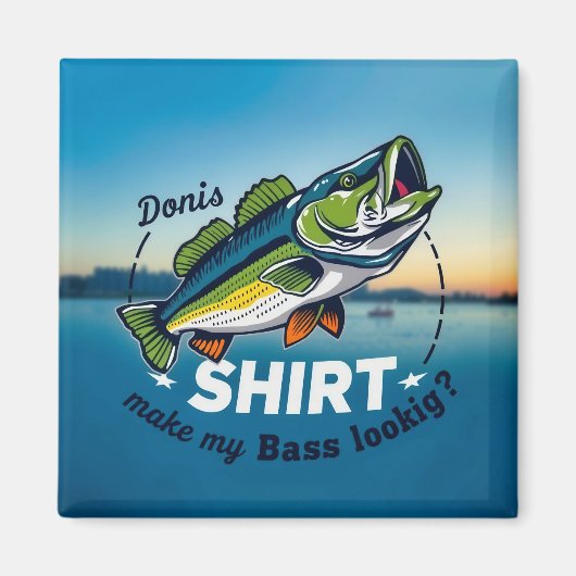Bass Vissen Avontuur Magneet (Voorkant)