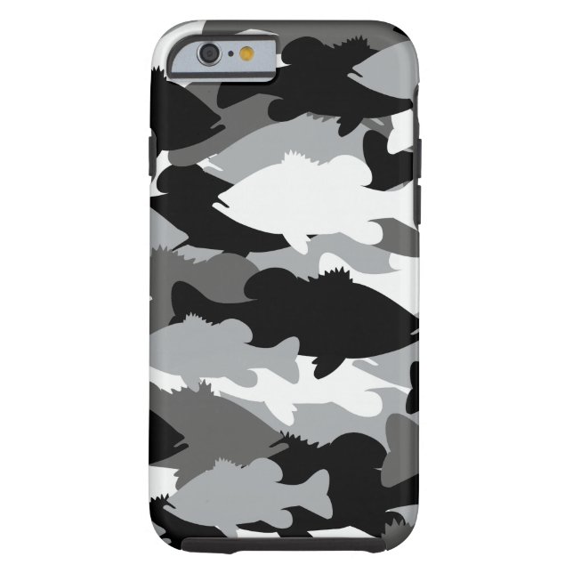 Bass Vissen Black Camo Case-Mate iPhone Case (Achterkant)