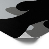 Bass Vissen Black Camo Poster (Hoek)