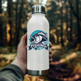 Bass Vissen Blue Sticker | Afgesneden Sticker