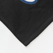 Bass Vissen Fish American Flag Patriotic Vist Fleece Deken (Hoek)