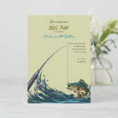 Bass vissen  kaart (Staand voorkant)