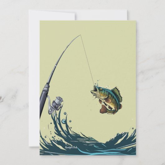 Bass vissen kaart (Achterkant)