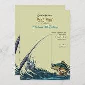 Bass vissen  kaart (Voorkant / Achterkant)