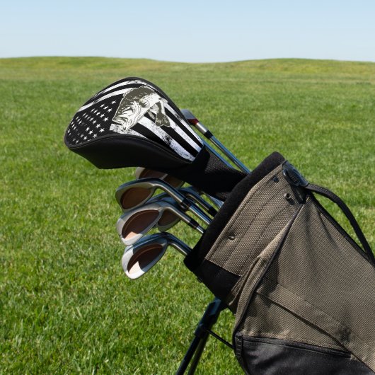 Bass Vist Cool Largemouth American Flag  Golfheadcover (Insitu)