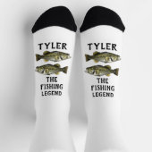 Bass Vist de Legend Name Funny Sokken (Top)