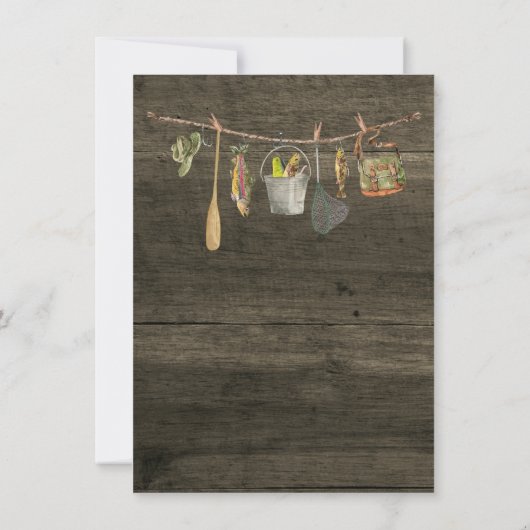 Bass Vist Grappig Pensioen Reeling het in Kaart (Achterkant)