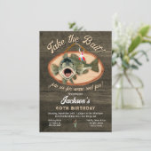 Bass Vist Grappige verjaardag Kaart (Staand voorkant)