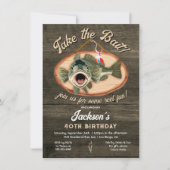 Bass Vist Grappige verjaardag Kaart (Voorkant)