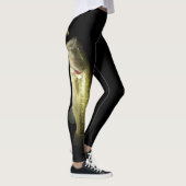 Bass Vist zwarte groene vrouwen Leggings (Rechts)