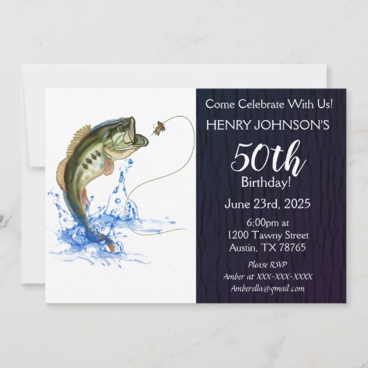 Bass Viste Geheugendag 50e verjaardag Kaart (Voorkant)