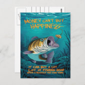 Bass Viste Happiness Briefkaart (Voorkant / Achterkant)