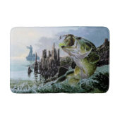 Bass Walleye Vist Room Rug Mat Home Decor (Voorkant)