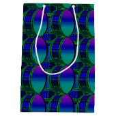 Bassdrums en Set Shades of Blue Patroon Cadeautas (Achterkant)