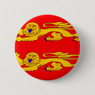 Basse Normandie, vlag van Frankrijk Ronde Button 5,7 Cm